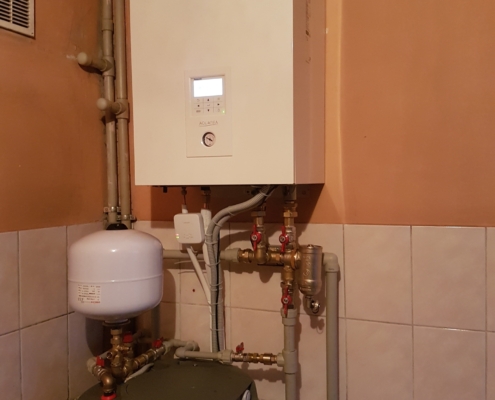 Panasonic Aquarea vidaus blokas ir boileris